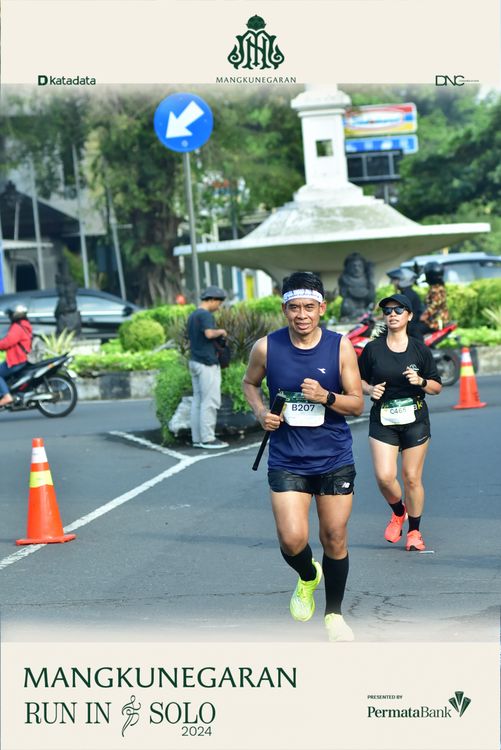 Race photo from Mangkunegaran Run 2024