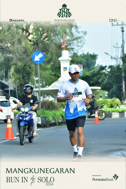 Race photo from Mangkunegaran Run 2024