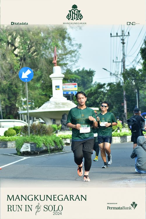 Race photo from Mangkunegaran Run 2024
