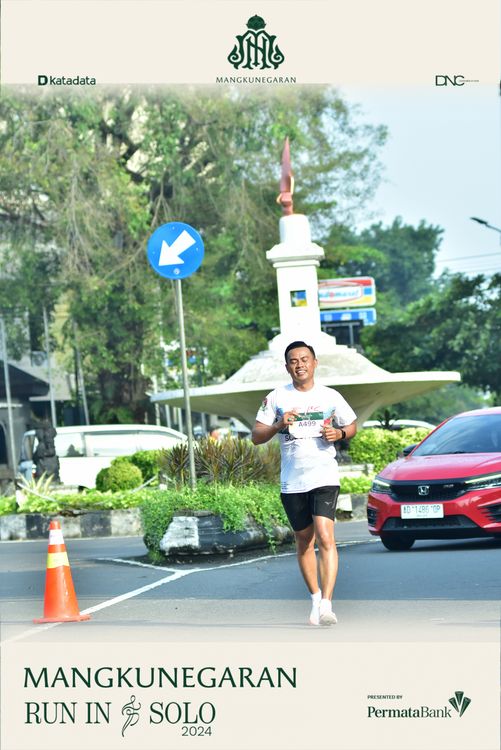 Race photo from Mangkunegaran Run 2024