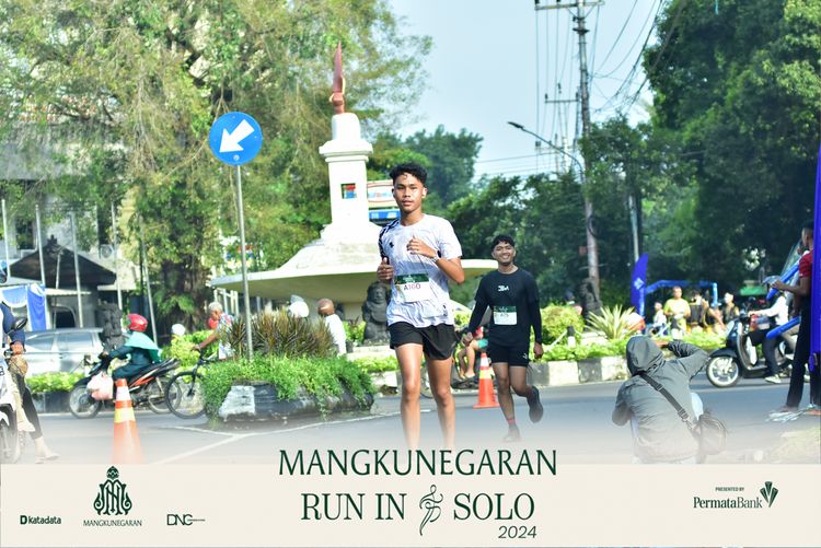 Race photo from Mangkunegaran Run 2024