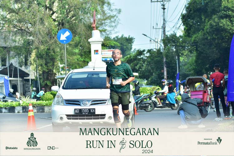 Race photo from Mangkunegaran Run 2024