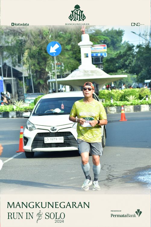 Race photo from Mangkunegaran Run 2024