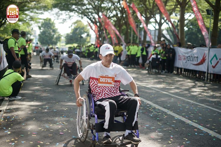 Race photo from Kediri Half Marathon 2024