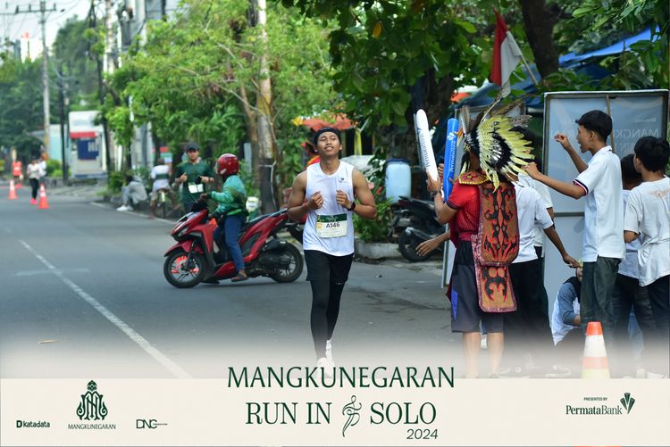 Race photo from Mangkunegaran Run 2024