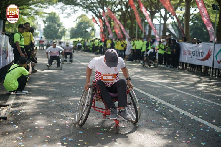 Race photo from Kediri Half Marathon 2024