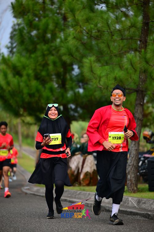 Race photo from CISANGKAN KBP CITY RUN 2025