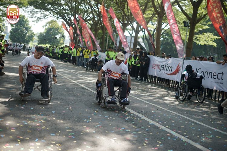 Race photo from Kediri Half Marathon 2024