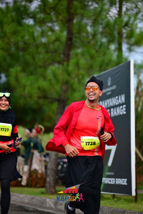 Race photo from CISANGKAN KBP CITY RUN 2025