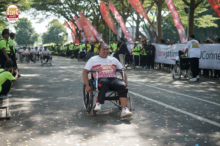Race photo from Kediri Half Marathon 2024