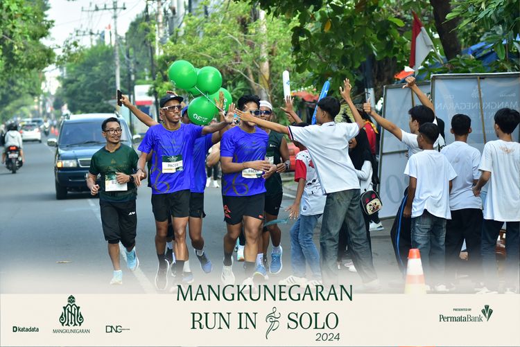 Race photo from Mangkunegaran Run 2024