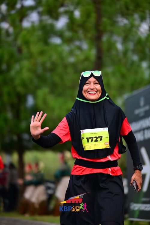 Race photo from CISANGKAN KBP CITY RUN 2025