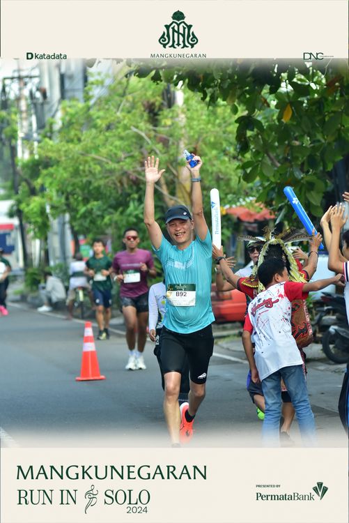 Race photo from Mangkunegaran Run 2024