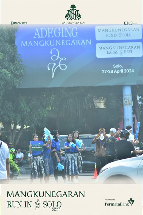 Race photo from Mangkunegaran Run 2024