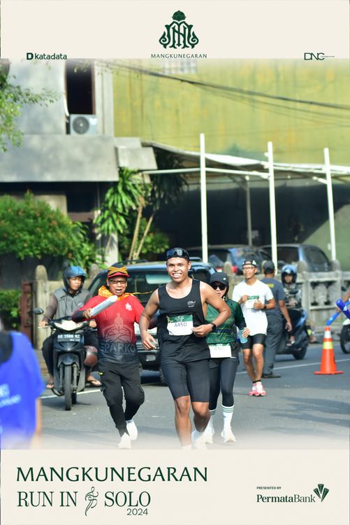 Race photo from Mangkunegaran Run 2024