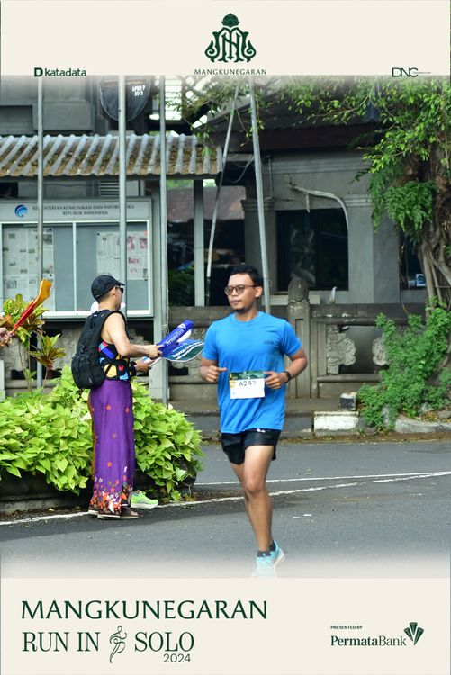 Race photo from Mangkunegaran Run 2024