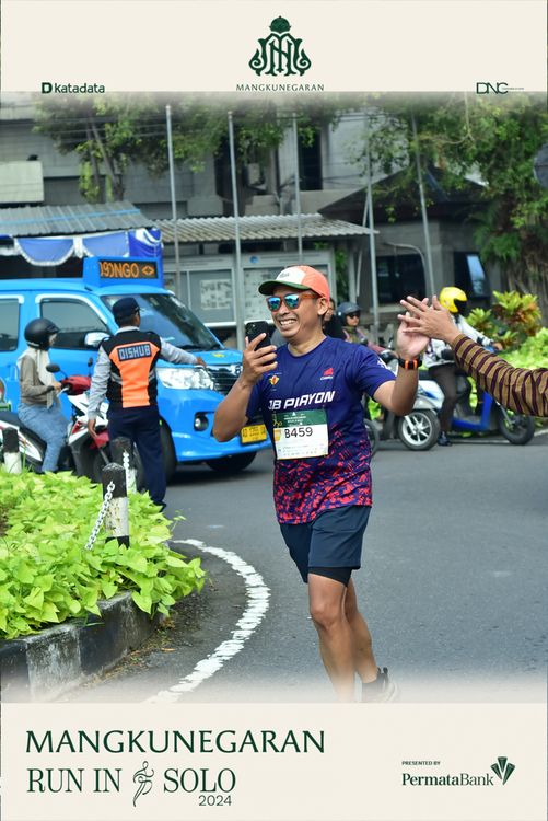 Race photo from Mangkunegaran Run 2024