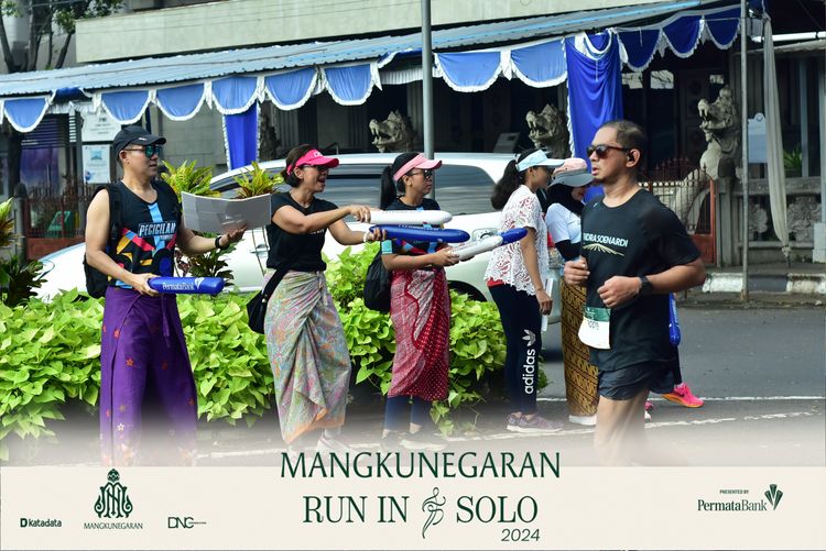 Race photo from Mangkunegaran Run 2024