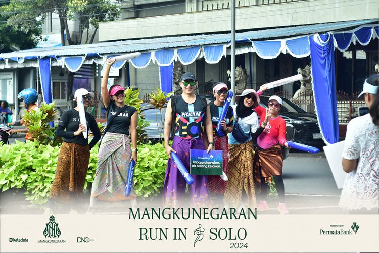 Race photo from Mangkunegaran Run 2024