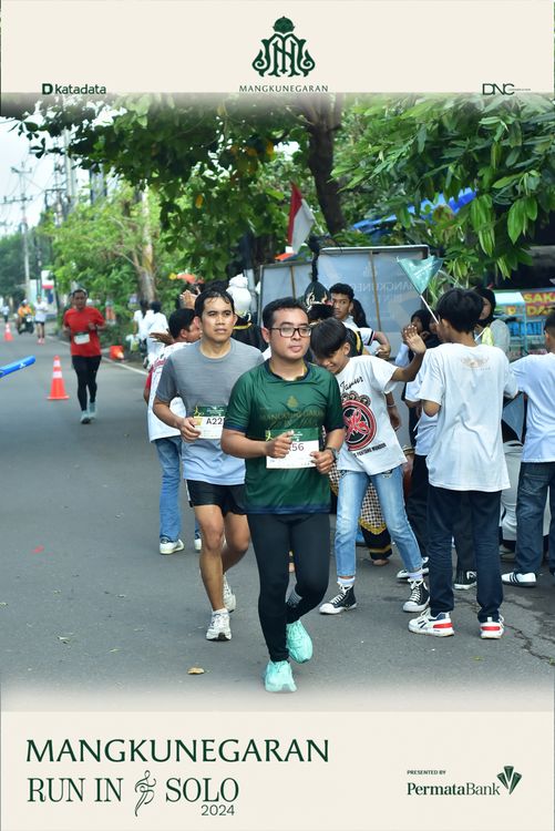 Race photo from Mangkunegaran Run 2024