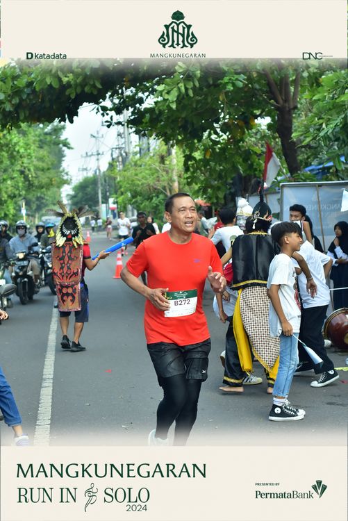 Race photo from Mangkunegaran Run 2024