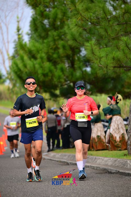 Race photo from CISANGKAN KBP CITY RUN 2025