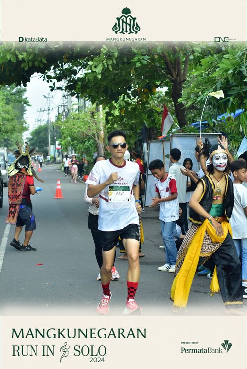 Race photo from Mangkunegaran Run 2024