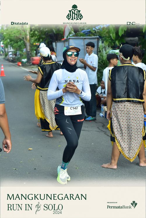 Race photo from Mangkunegaran Run 2024