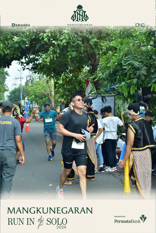 Race photo from Mangkunegaran Run 2024