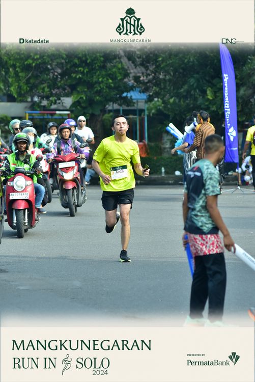 Race photo from Mangkunegaran Run 2024