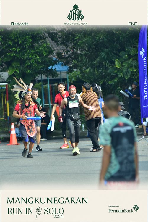 Race photo from Mangkunegaran Run 2024