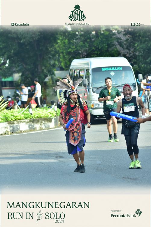 Race photo from Mangkunegaran Run 2024