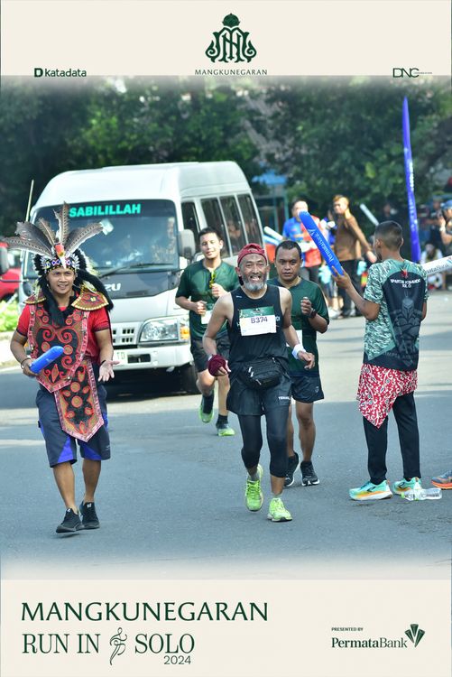 Race photo from Mangkunegaran Run 2024