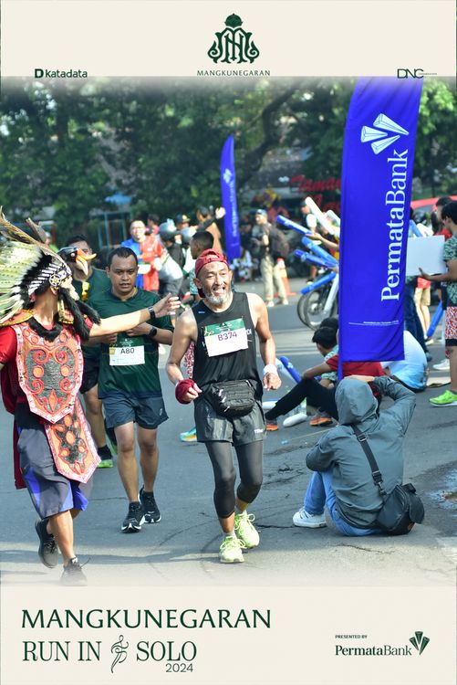 Race photo from Mangkunegaran Run 2024