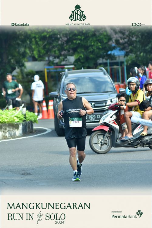 Race photo from Mangkunegaran Run 2024