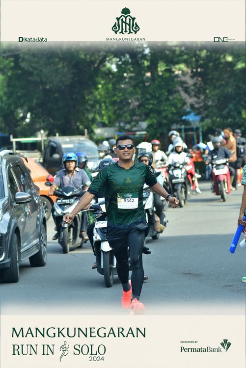Race photo from Mangkunegaran Run 2024