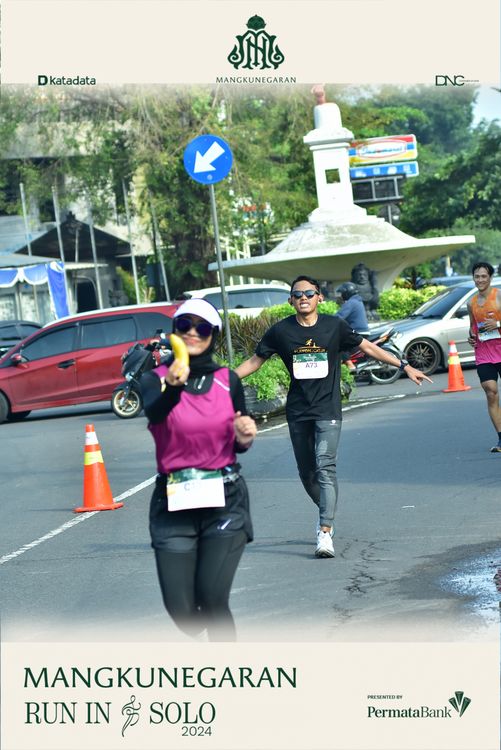Race photo from Mangkunegaran Run 2024