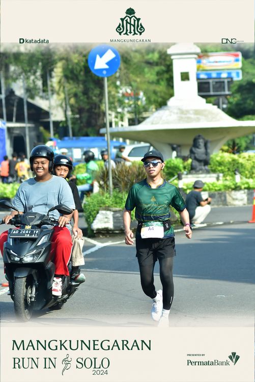 Race photo from Mangkunegaran Run 2024