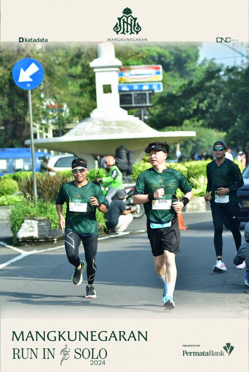 Race photo from Mangkunegaran Run 2024