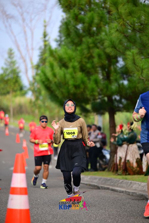 Race photo from CISANGKAN KBP CITY RUN 2025