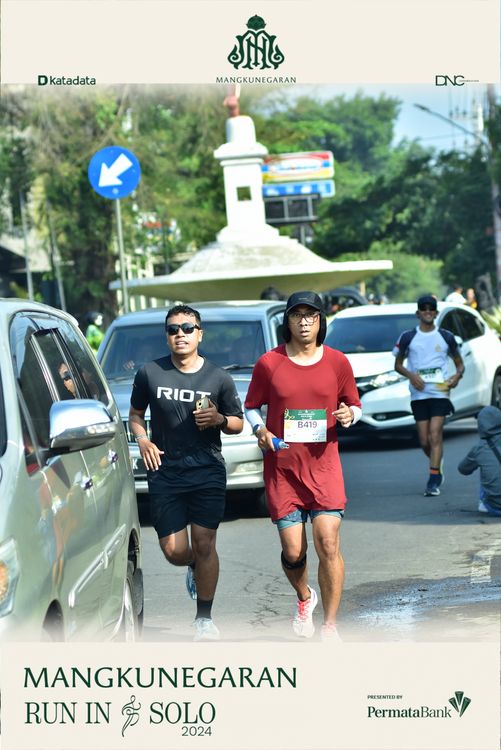 Race photo from Mangkunegaran Run 2024