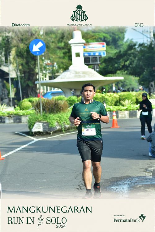 Race photo from Mangkunegaran Run 2024