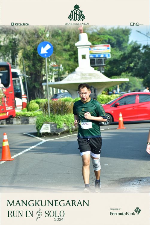 Race photo from Mangkunegaran Run 2024