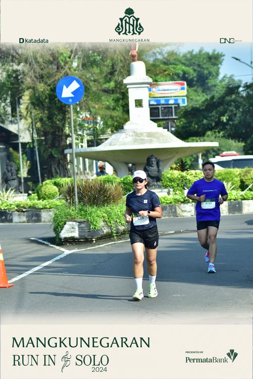 Race photo from Mangkunegaran Run 2024