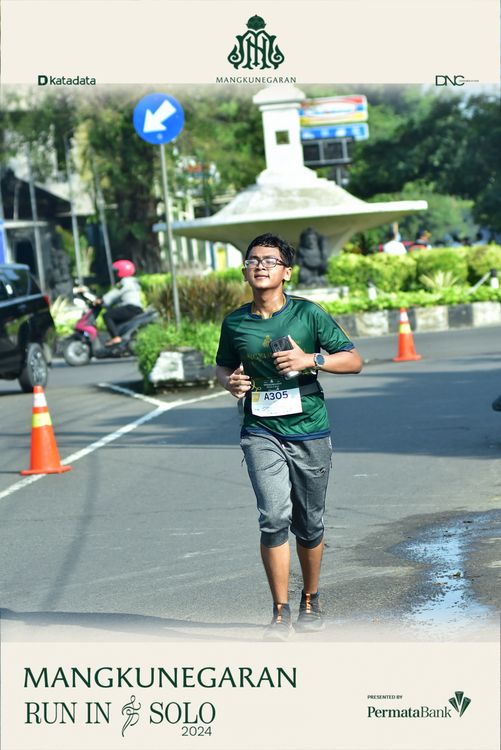 Race photo from Mangkunegaran Run 2024