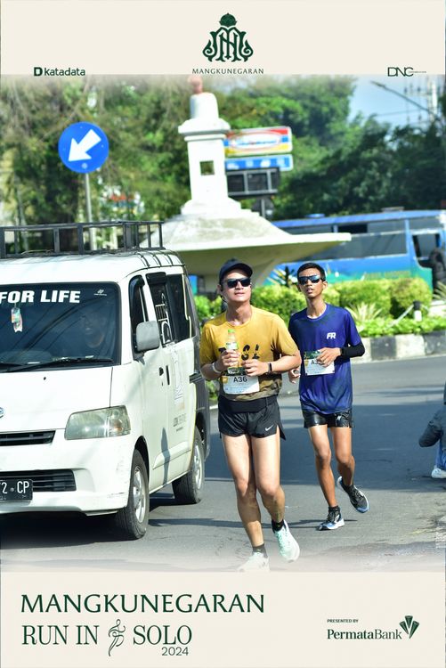 Race photo from Mangkunegaran Run 2024