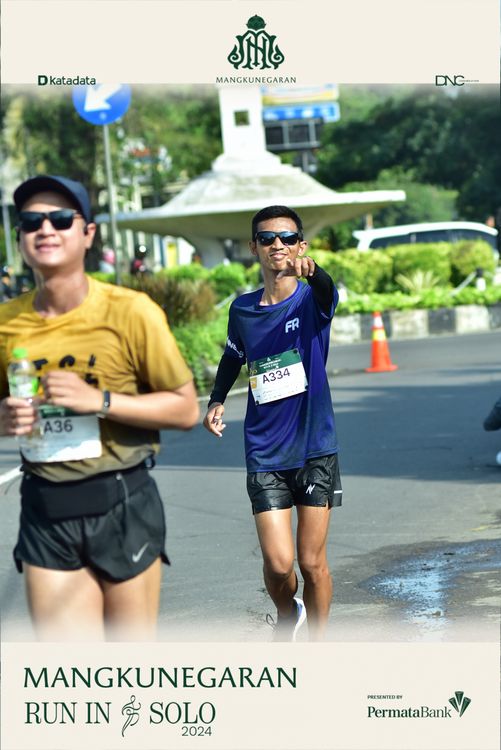 Race photo from Mangkunegaran Run 2024