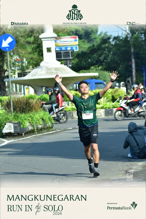 Race photo from Mangkunegaran Run 2024