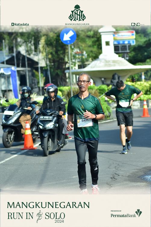 Race photo from Mangkunegaran Run 2024