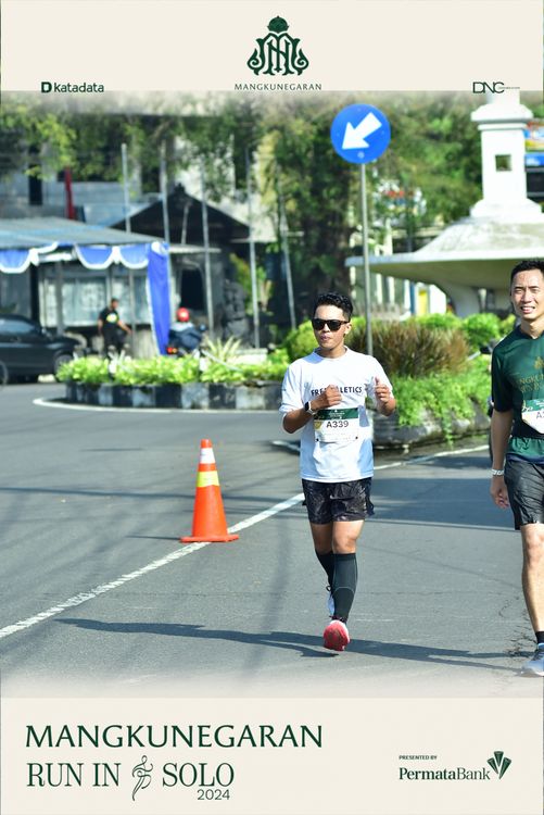 Race photo from Mangkunegaran Run 2024